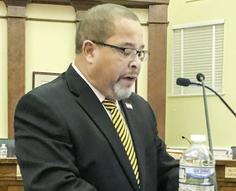 Fayetteville Mayor Ed Johnson. File photo.