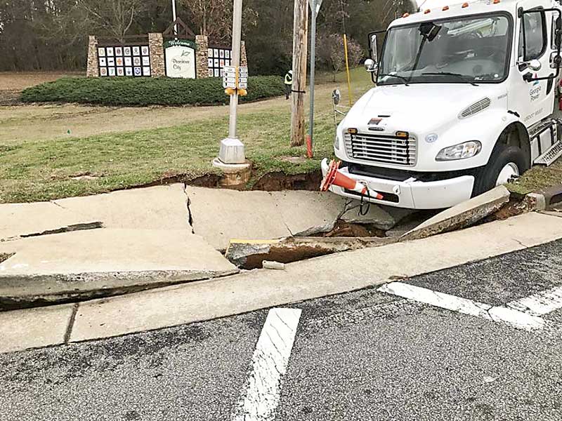 Sinkhole repair nears completion