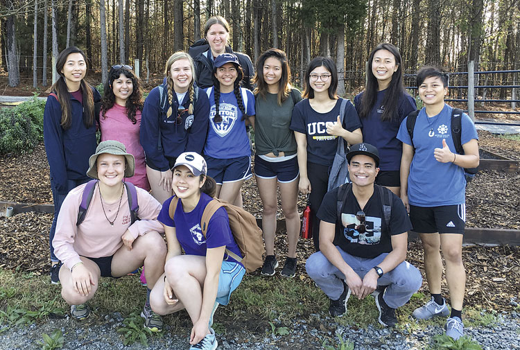 California students do a different spring break