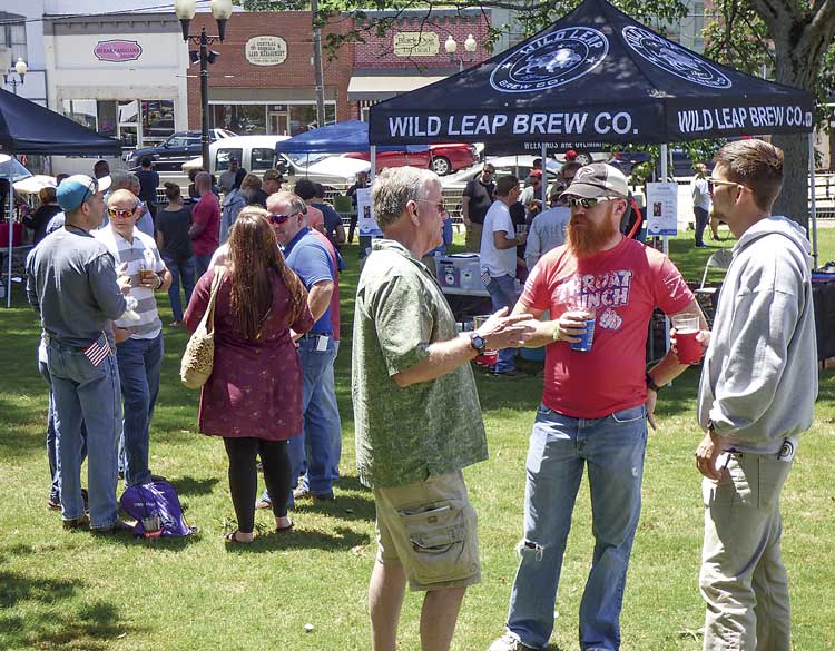 Enjoying a brew and some buddies