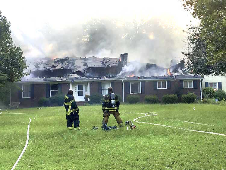 Attempt to burn out bees burns down Fayetteville...