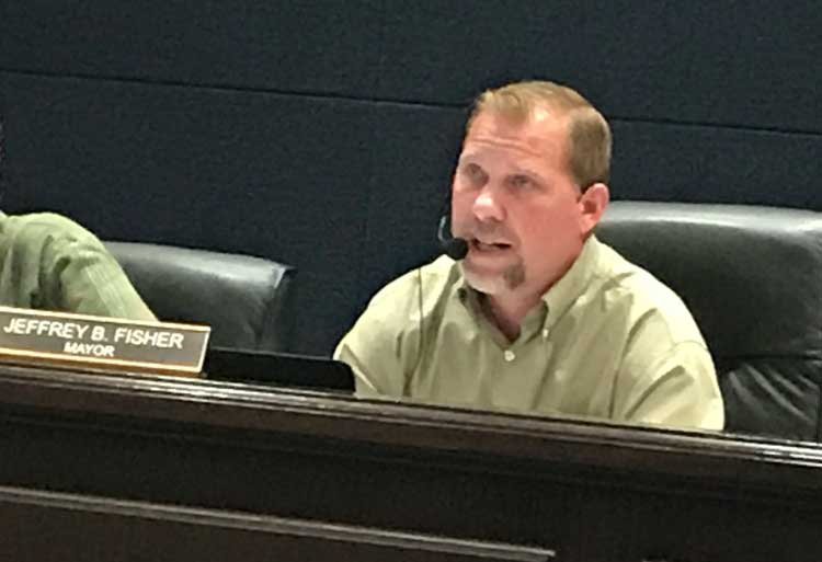 Senoia Mayor Jeff Fisher. Photo/John Thompson.