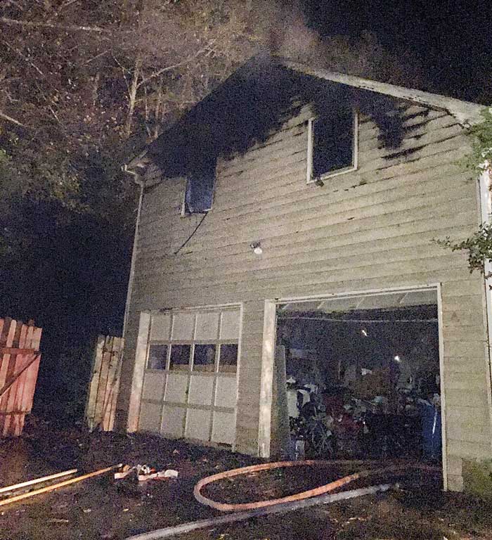 Bedroom fire Saturday damages north Fayette home