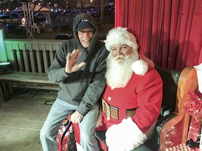 Fayetteville‘s 26th Annual Tree Lighting was col...