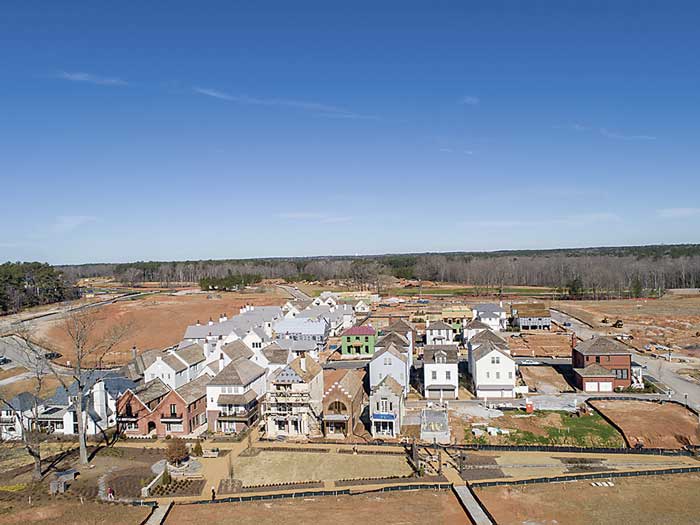 Town Center takes shape at Pinewood Forest