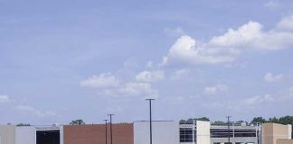 Construction of the new 157,000 sq. ft. Costco warehouse club store at Fischer Crossings at Ga. highways 34 and 54 in east Coweta County is underway. The store is expected in open in August. Photo/Ben Nelms.