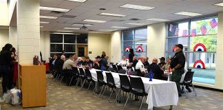 Fayette County’s emergency personnel enjoy breakfast at Whitewater High’s annual recognition breakfast. Photo/Fayette County School System.