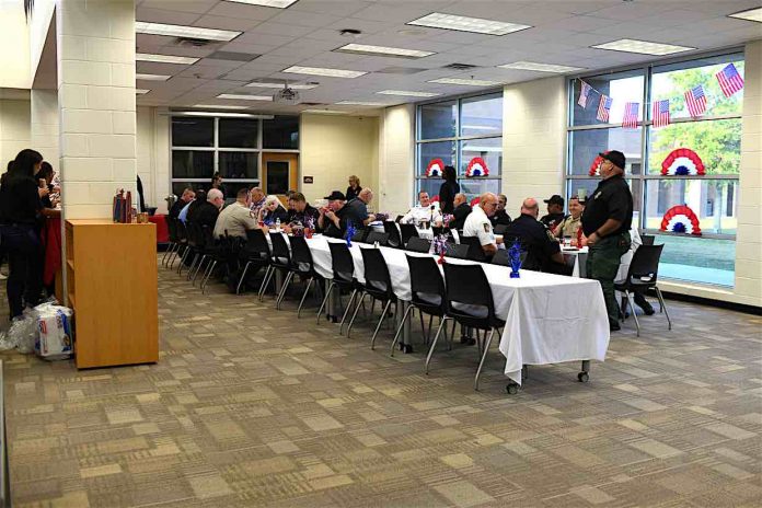 Fayette County’s emergency personnel enjoy breakfast at Whitewater High’s annual recognition breakfast. Photo/Fayette County School System.