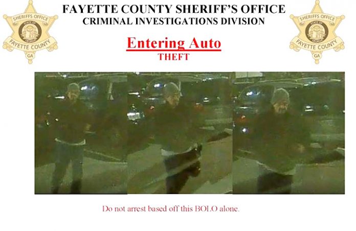 This suspect is being sought in connection with 2 car breakins.