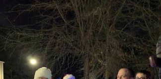 There’s nothing like a buggy ride with Santa. That’s what was found Dec. 1 at Shamrock Park as part of the annual Tyrone Tree Lighting and a visit with the kids from Santa. Photo/Submitted.