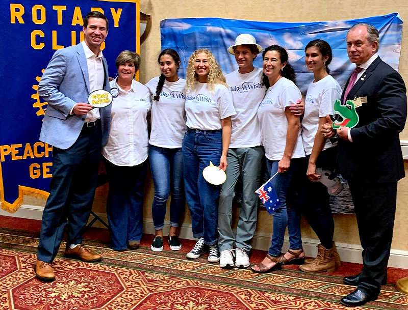 Peachtree City Rotary Club helps grant a wish th...