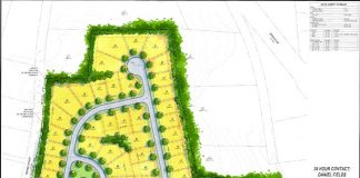 Map of proposed Dixon Farms development. Graphic/Fayetteville Planning and Zoning Commission.