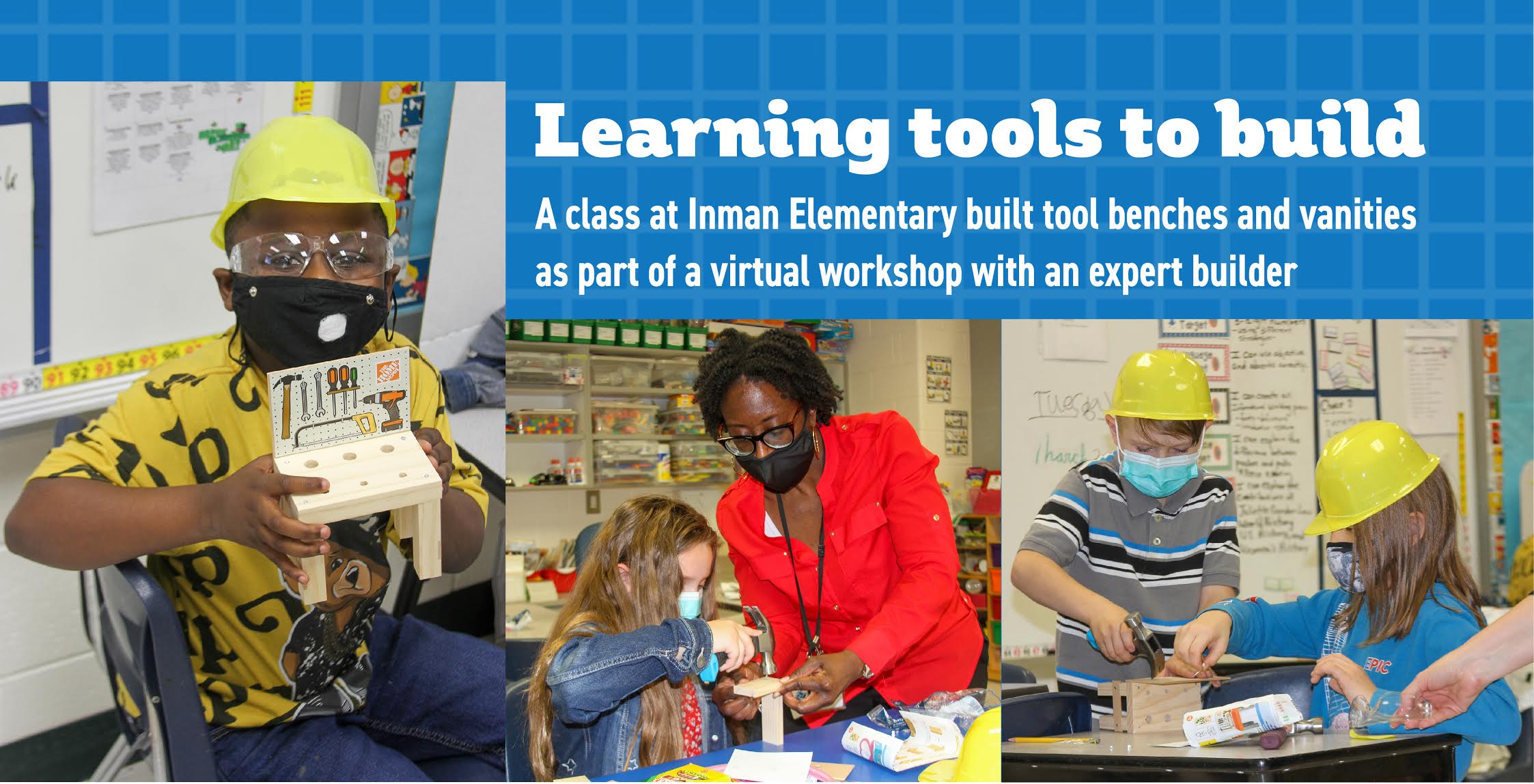 Inman Elem. class learns the tools to build