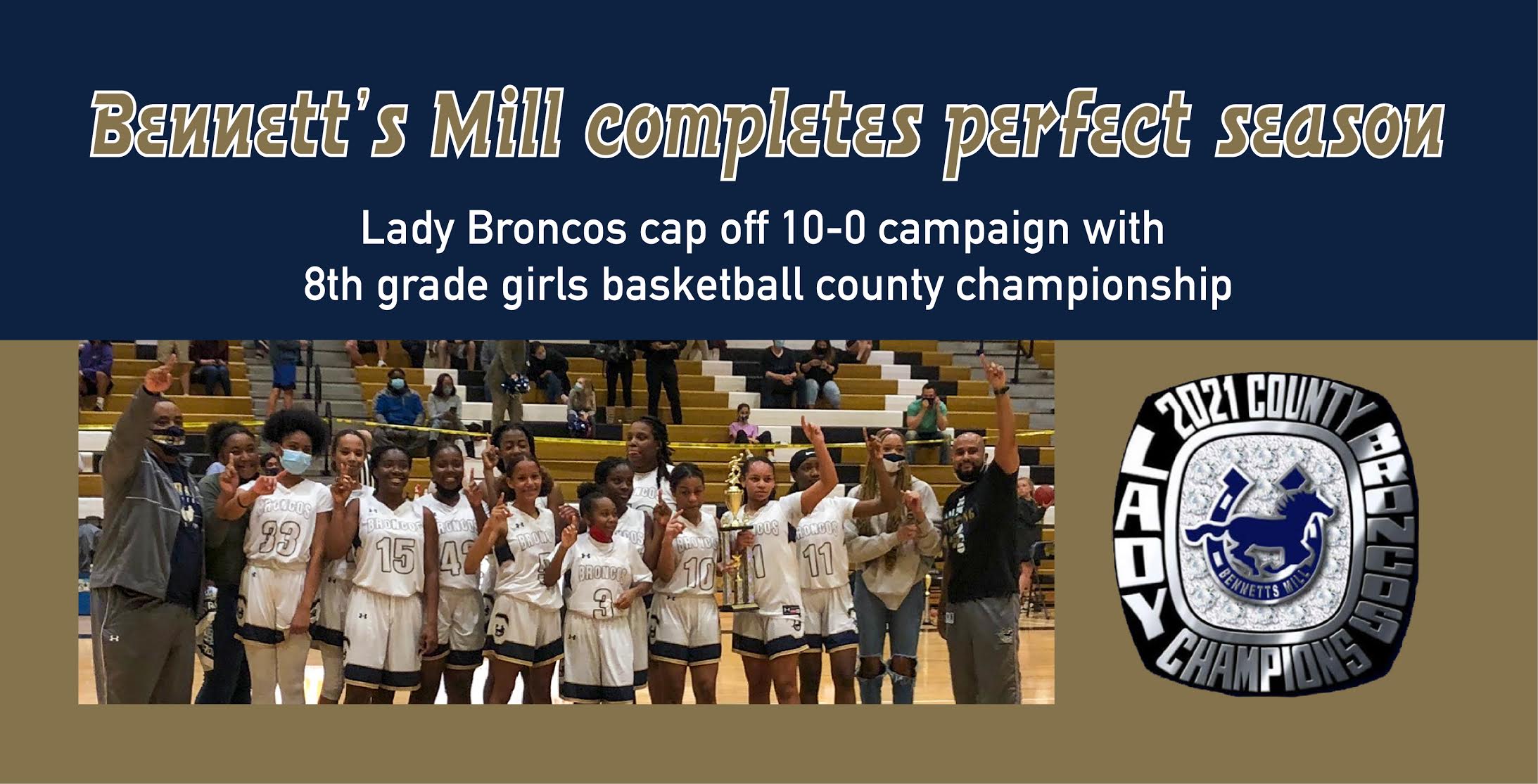 Bennett’s Mill girls finish flawless basketball ...
