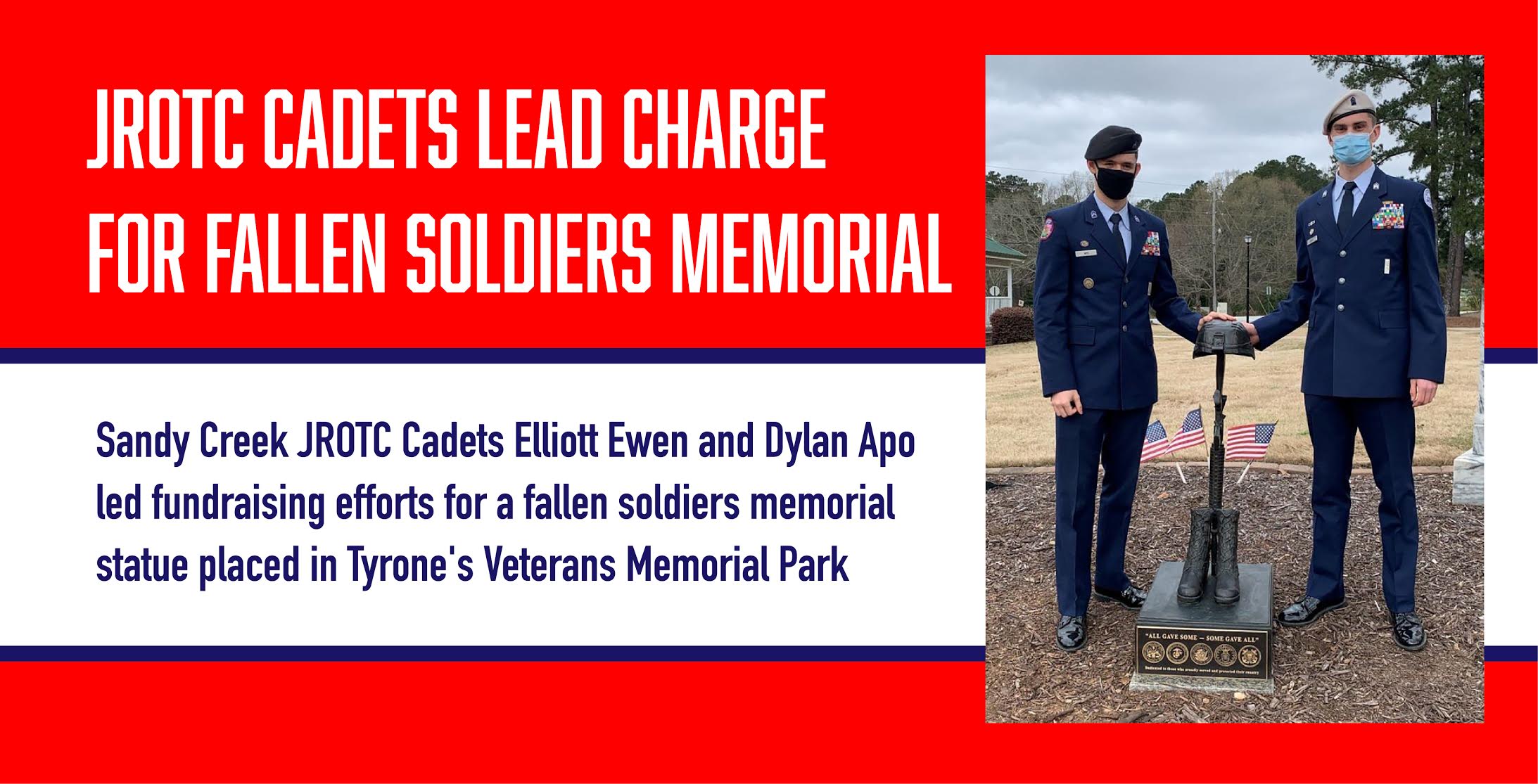 Sandy Creek JROTC cadets lead charge for fallen ...
