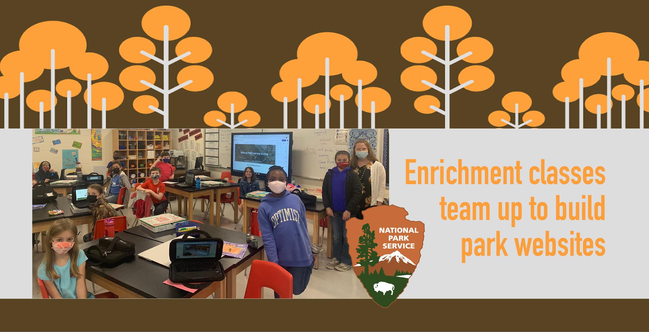 Enrichment classes team up for park websites