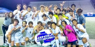 The McIntosh boys beat Johnson High for their 8th state soccer championship and 20th overall for the school. The 20 titles is the most of any public school in Georgia history. Photo/Chris Dunn/Fayette School System.