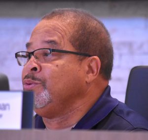 Fayetteville Mayor Edward Johnson at the June 17, 2021 Fayetteville City Council meeting. Photo/Cal Beverly.