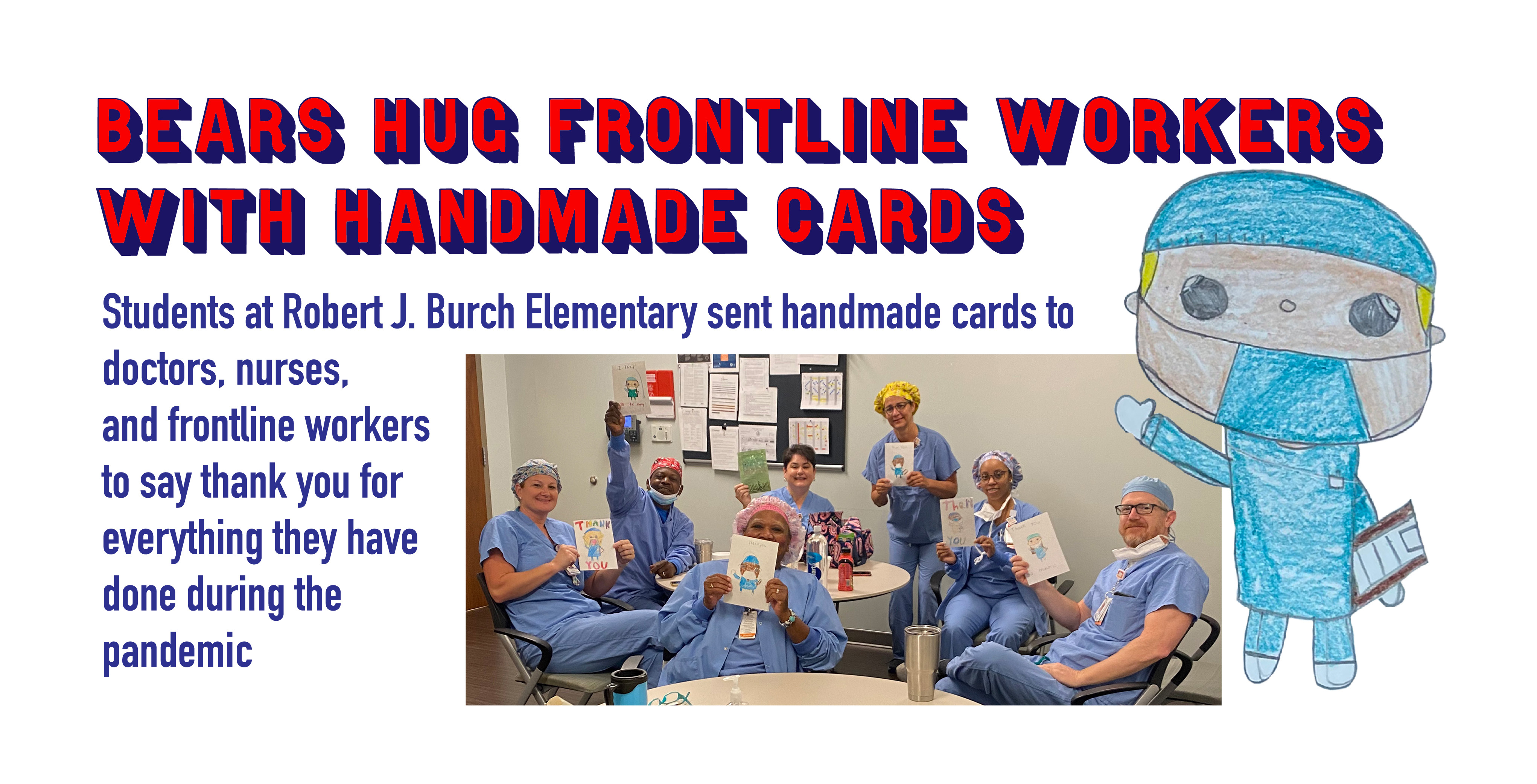 Burch Bears hug frontline workers with handmade ...