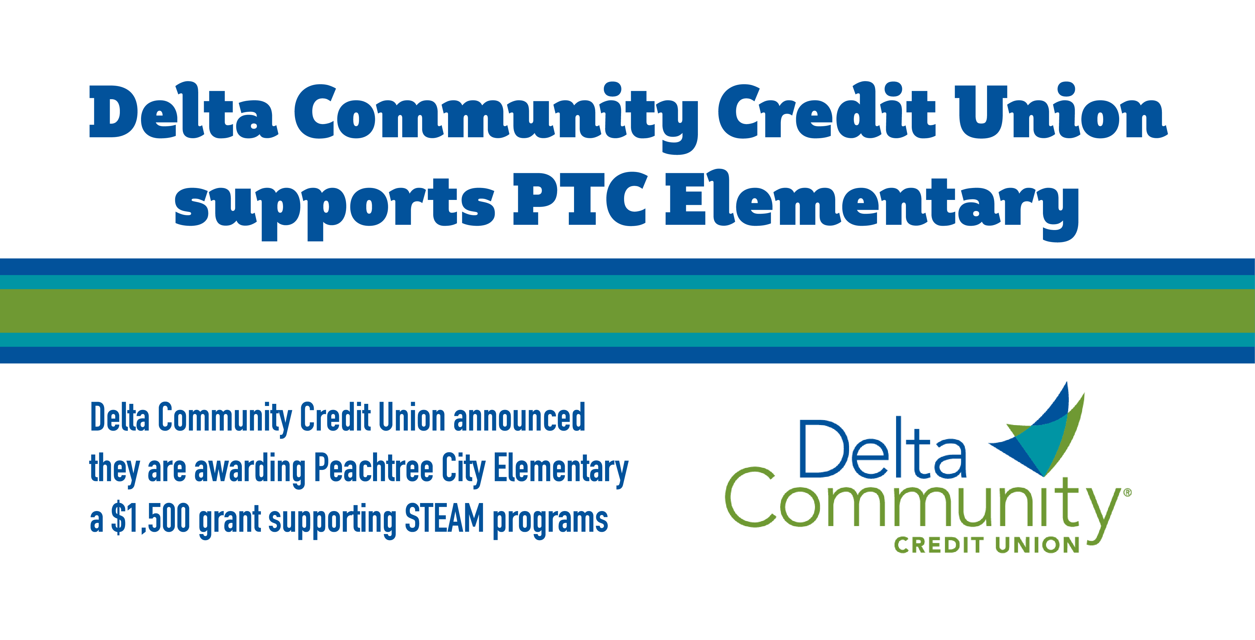 Delta Community Credit Union supports PTC Elem.