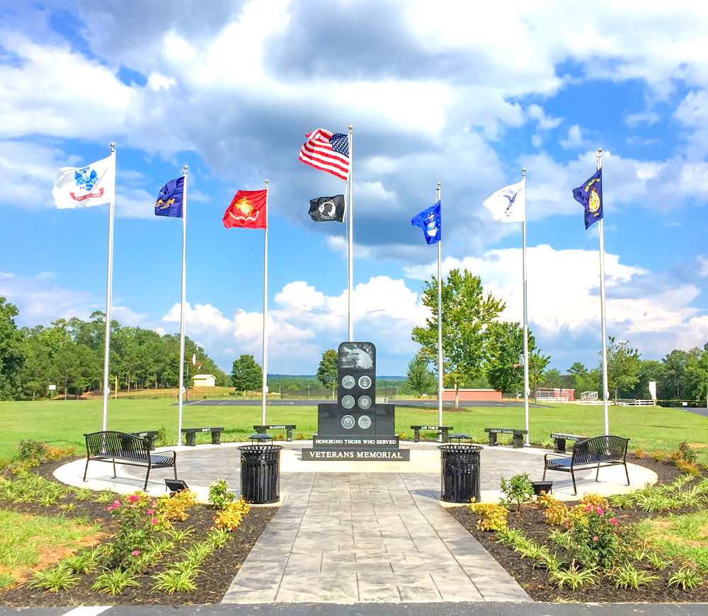 The Town of Centralhatchee erected its Veterans Memorial in the City Park in the summer of 2016. Photo/Wikipedia.