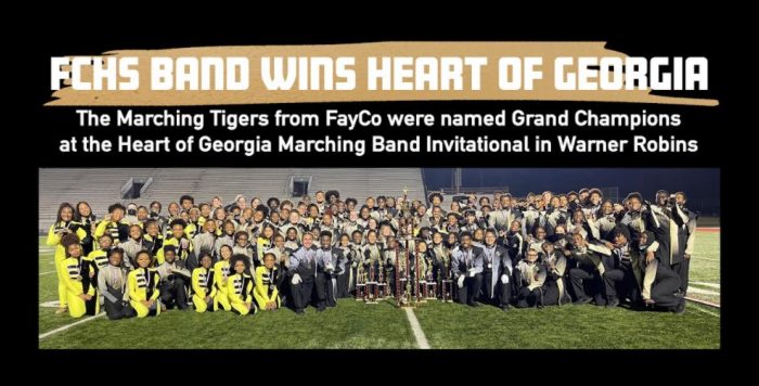 FCHS band dominates Heart of Georgia competition