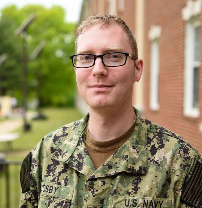 U.S. Navy Seaman Paul Cosby. [Photo by Mass Communication Specialist 1st Class Amber Weingart, Navy Office of Community Outreach.]