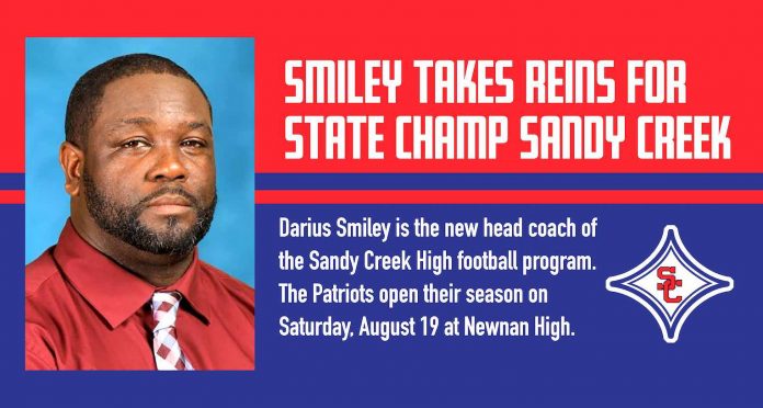 Sandy Creek High School Coach Darius Smiley. Graphic/Fayette County School System.