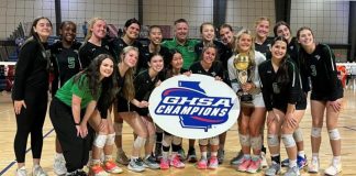 McIntosh girls volleyball team brings home another state crown.