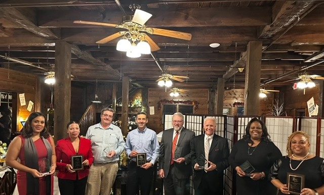 Award recipients and members of the Fayette County Bar Association. Photo/Submitted.