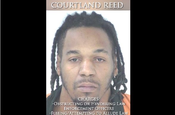 Courtland Reed arrest. Photo/Fayette County Sheriff's Office.