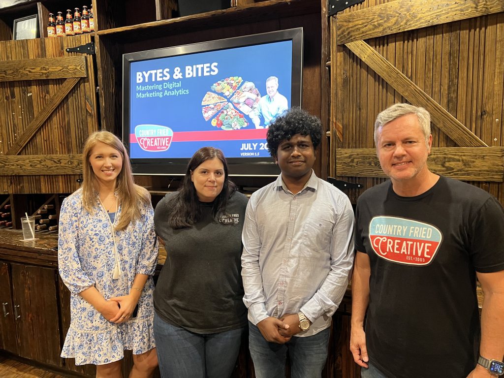 Member of the CFC team involved in the project (L-R): Christina Colantonio, Hollie Holder, Vinay Revanuru, and Joe Domaleski. Not pictured: Janine Baggett. Photo/Cynthia Jenkins