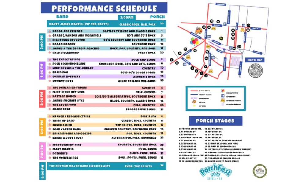 PorchFest Returning to Senoia This Weekend