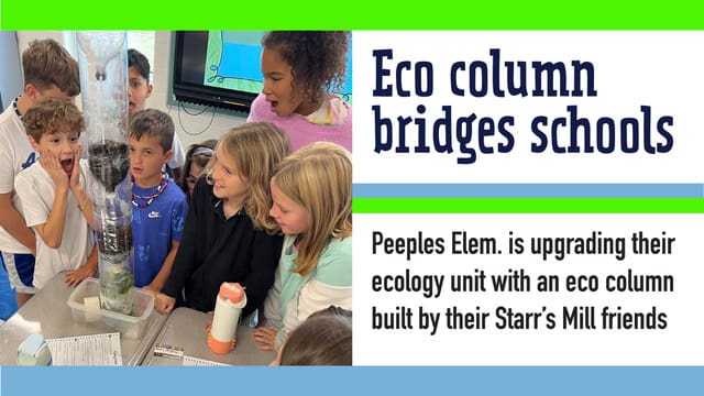 Eco column bridges learning between Peeples, Sta...