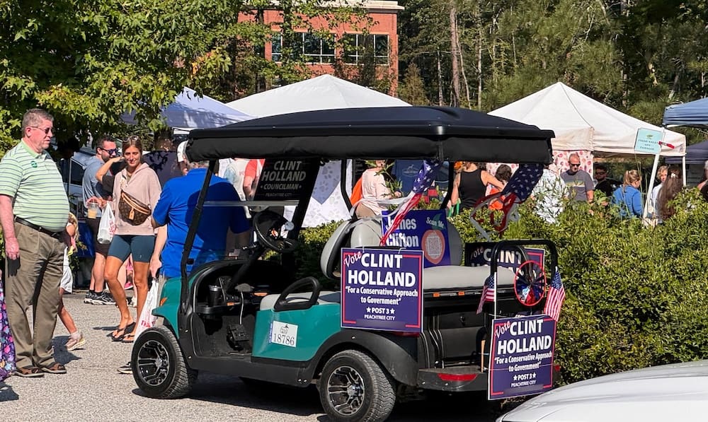 Peachtree City Councilmember Clint Holland’s web...