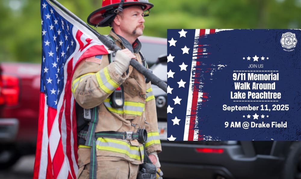 Peachtree City to Hold Annual 9/11 Memorial Walk...