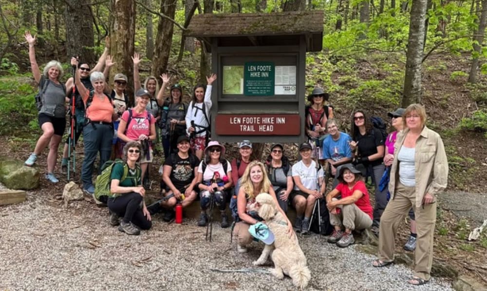 Peachtree City Ladies Hiking Club creates a path...