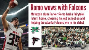 McIntosh HS alum Romo wows in Falcons debut