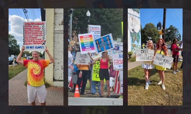 No Kings Rally draws 1,600 to downtown Fayetteville