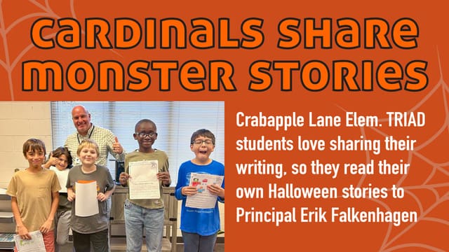 Crabapple students share monster stories