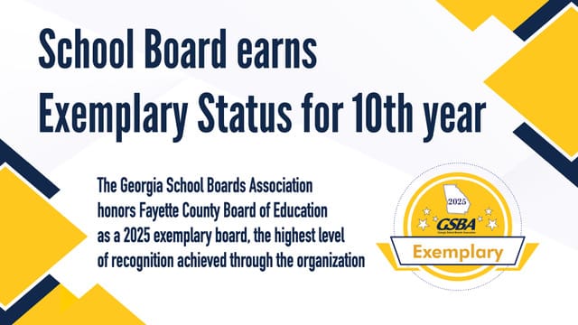 School Board earns Exemplary Status for 10th year
