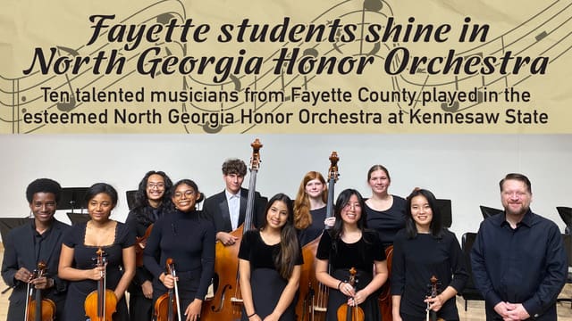 Fayette students shine in prestigious North Geor...