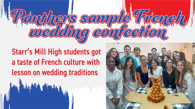 Starr’s Mill samples French wedding confection