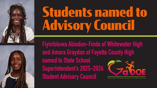 Students named to Advisory Council