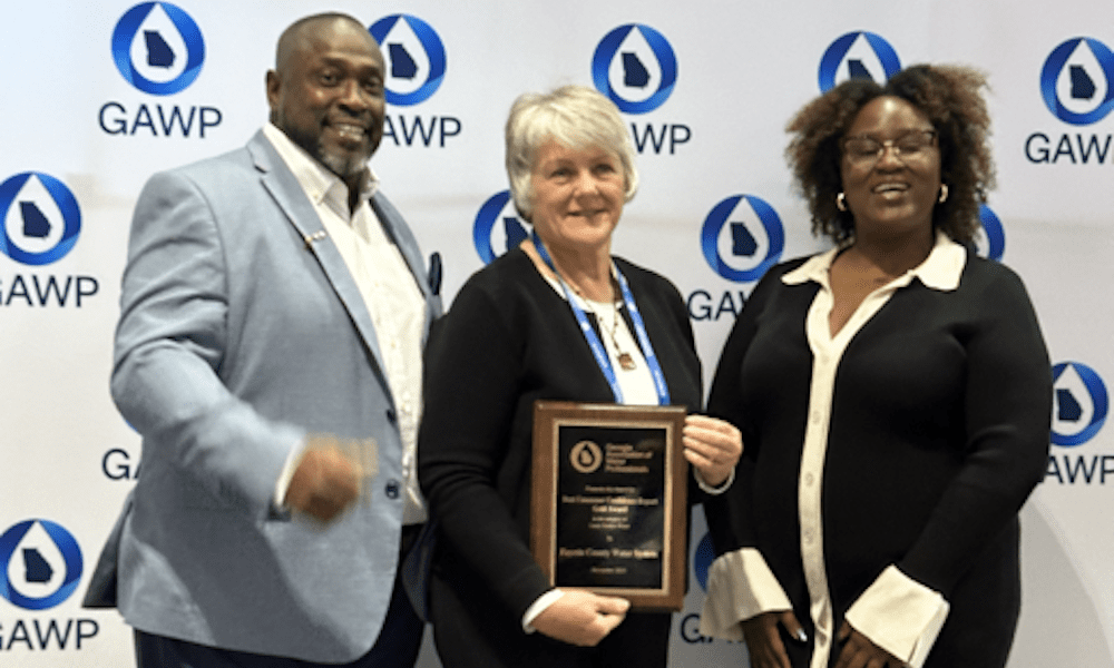 Fayette County Water System Earns Prestigious Go...