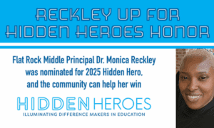 Reckley up for Hidden Heroes honor