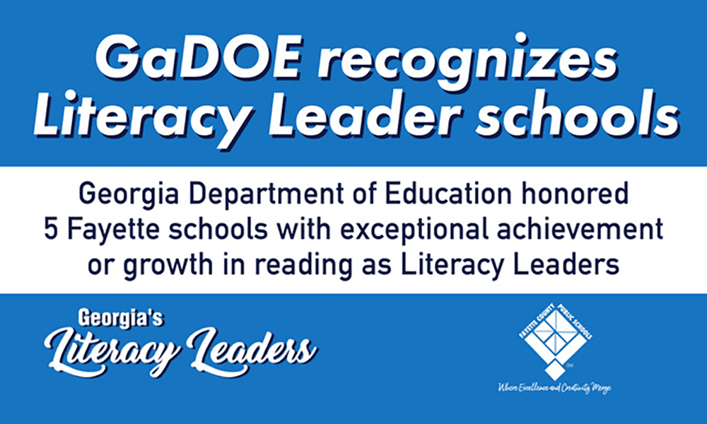 GaDOE recognizes Literacy Leader schools