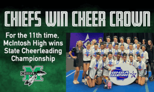 McIntosh wins state cheerleading championship