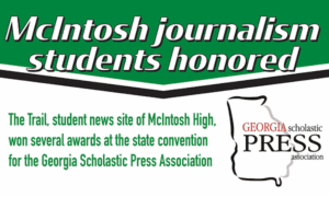 McIntosh journalism students honored