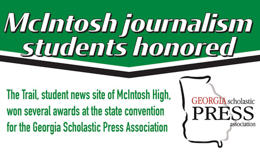 McIntosh journalism students honored
